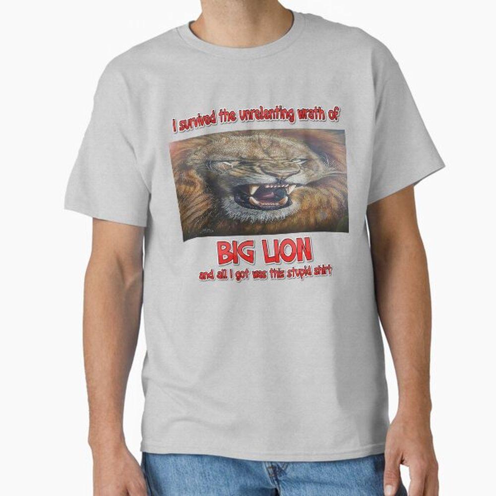Big Lion I Survived Tshirt Big Lion I Survived Tshirt